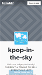 Mobile Screenshot of kpop-in-the-sky.tumblr.com