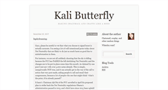 Desktop Screenshot of kalibutterfly.tumblr.com