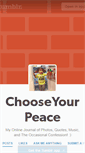 Mobile Screenshot of chooseyourpeace.tumblr.com