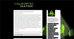 Desktop Screenshot of decryptedmatrix.tumblr.com