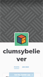 Mobile Screenshot of clumsybeliever.tumblr.com