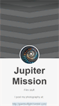 Mobile Screenshot of jupitermission.tumblr.com
