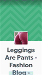 Mobile Screenshot of leggingsarepants.tumblr.com