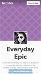 Mobile Screenshot of everyday-epic.tumblr.com