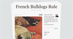 Desktop Screenshot of frenchiesrule.tumblr.com