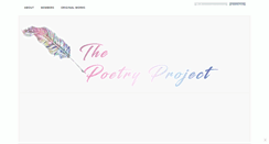 Desktop Screenshot of poetry-project.tumblr.com