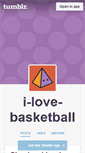 Mobile Screenshot of i-love-basketball.tumblr.com