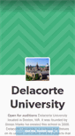 Mobile Screenshot of delacorteuniversity.tumblr.com