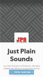 Mobile Screenshot of justplainsounds.tumblr.com