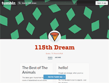 Tablet Screenshot of 115th-dream.tumblr.com