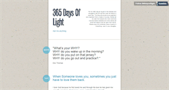 Desktop Screenshot of 365daysoflight.tumblr.com