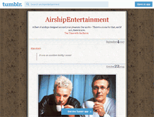 Tablet Screenshot of airshipentertainment.tumblr.com