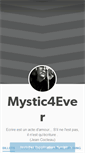 Mobile Screenshot of mystic4ever.tumblr.com