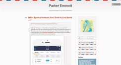 Desktop Screenshot of parkeremmott.tumblr.com