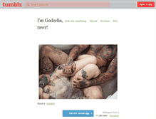 Tablet Screenshot of godzelia.tumblr.com