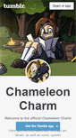 Mobile Screenshot of chameleoncharm.tumblr.com
