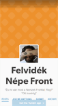 Mobile Screenshot of felvidek.tumblr.com