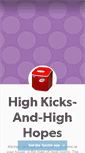 Mobile Screenshot of highkicks-and-highhopes.tumblr.com