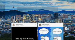 Desktop Screenshot of kpop-confessions.tumblr.com