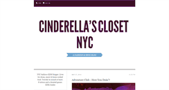 Desktop Screenshot of cinderellasclosetnyc.tumblr.com