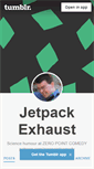 Mobile Screenshot of jetpackexhaust.tumblr.com