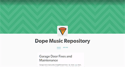 Desktop Screenshot of dopemusicrepository.tumblr.com