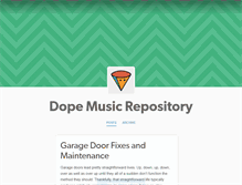 Tablet Screenshot of dopemusicrepository.tumblr.com