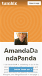 Mobile Screenshot of amandadandapanda.tumblr.com