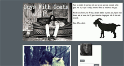 Desktop Screenshot of guyswithgoats.tumblr.com