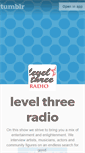 Mobile Screenshot of levelthreeradio.tumblr.com