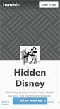 Mobile Screenshot of hiddendisney.tumblr.com