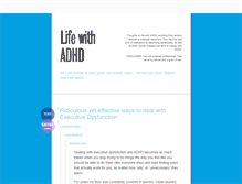 Tablet Screenshot of lifewithadhd.tumblr.com