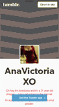 Mobile Screenshot of anavictoriaxo.tumblr.com