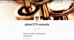 Desktop Screenshot of phen375-canada.tumblr.com