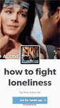 Mobile Screenshot of howtofightloneliness.tumblr.com