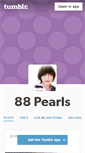 Mobile Screenshot of 88pearls.tumblr.com