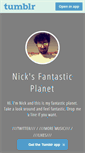 Mobile Screenshot of nicksfantasticplanet.tumblr.com