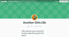 Desktop Screenshot of anothergirlslife.tumblr.com