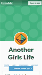 Mobile Screenshot of anothergirlslife.tumblr.com