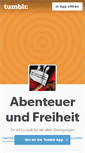 Mobile Screenshot of abenteuerundfreiheit.tumblr.com