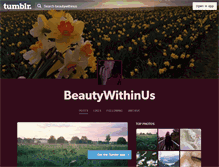 Tablet Screenshot of beautywithinus.tumblr.com