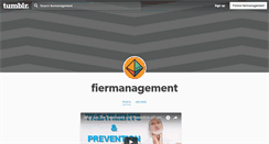 Desktop Screenshot of fiermanagement.tumblr.com