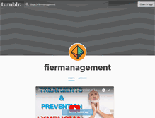 Tablet Screenshot of fiermanagement.tumblr.com