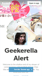 Mobile Screenshot of geekerella.tumblr.com