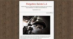 Desktop Screenshot of forgottensaintsla.tumblr.com