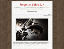 Tablet Screenshot of forgottensaintsla.tumblr.com