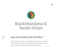 Tablet Screenshot of blackkbandana.tumblr.com