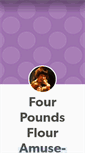 Mobile Screenshot of fourpoundsflour.tumblr.com