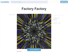 Tablet Screenshot of factoryjoe.tumblr.com