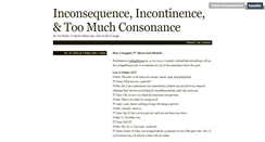 Desktop Screenshot of inconsequenced.tumblr.com